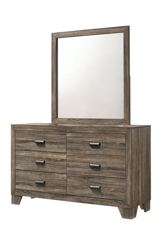 Millie Brown Bedroom Mirror (Mirror Only) - B9200-11 - Luna Furniture - Dallas Store