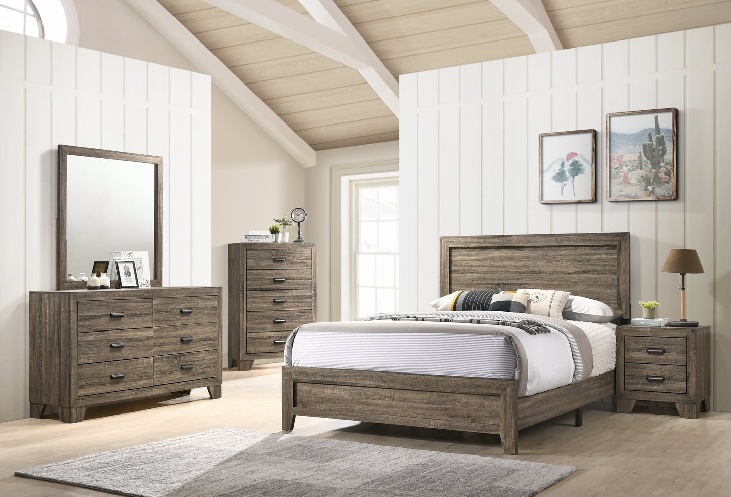 Millie Brown Bedroom Mirror (Mirror Only) - B9200-11 - Luna Furniture - Dallas Store