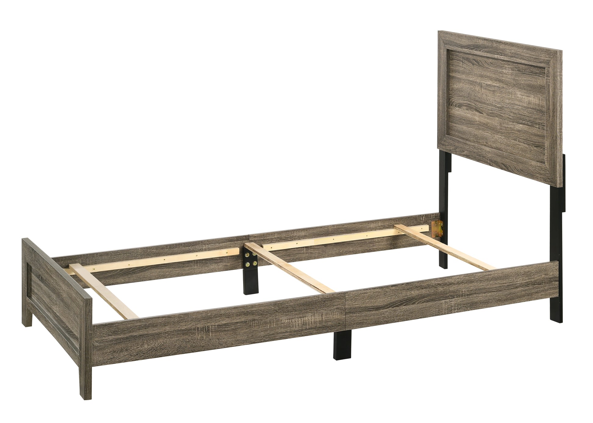 Millie Brown Twin Panel Bed - B9200-T-BED - Luna Furniture - Dallas Store