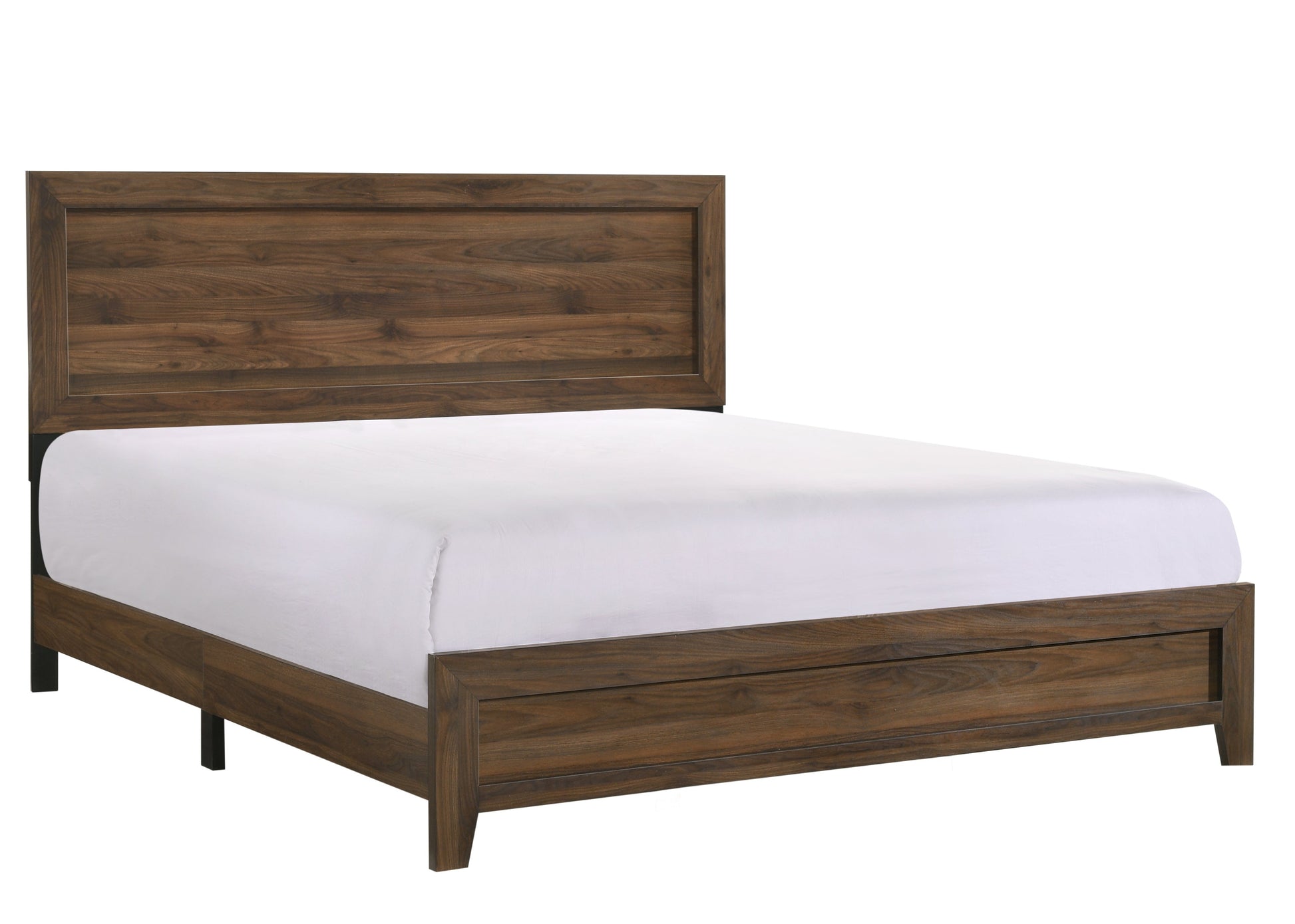 Millie Cherry Brown King Panel Bed - B9250-K-BED - Luna Furniture - Dallas Store