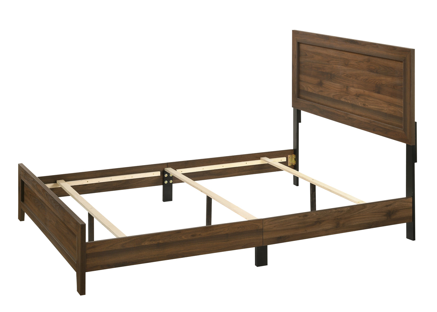 Millie Cherry Brown Panel Bedroom Set - SET | B9250-Q-BED | B9250-1 | B9250-11 | B9250-2 | B9250-44 - Luna Furniture - Dallas Store