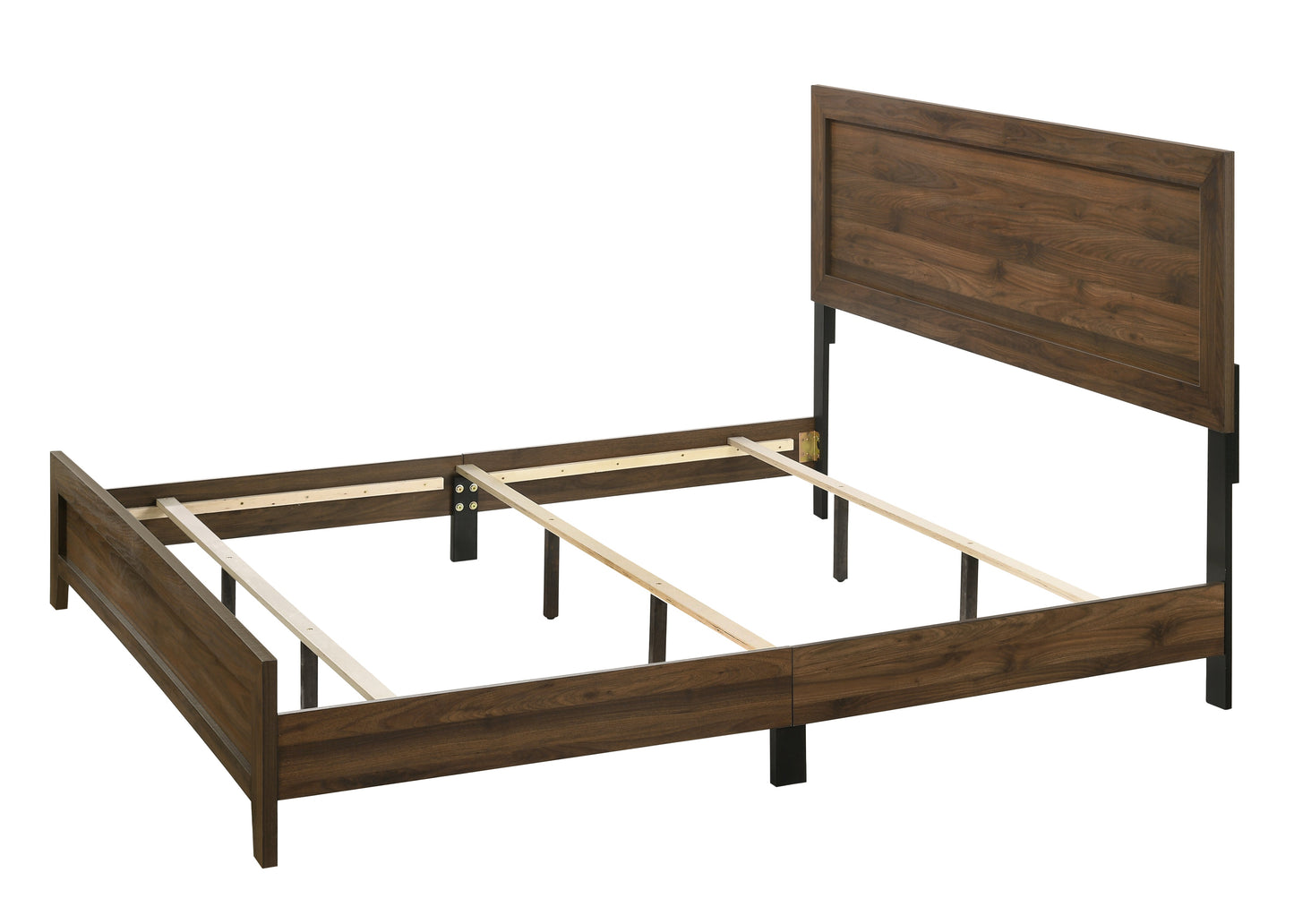 Millie Cherry Brown Panel Bedroom Set - SET | B9250-Q-BED | B9250-1 | B9250-11 | B9250-2 | B9250-44 - Luna Furniture - Dallas Store