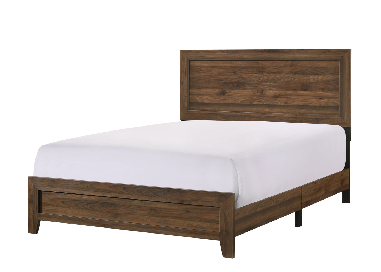 Millie Cherry Brown Panel Bedroom Set - SET | B9250-Q-BED | B9250-1 | B9250-11 | B9250-2 | B9250-44 - Luna Furniture - Dallas Store