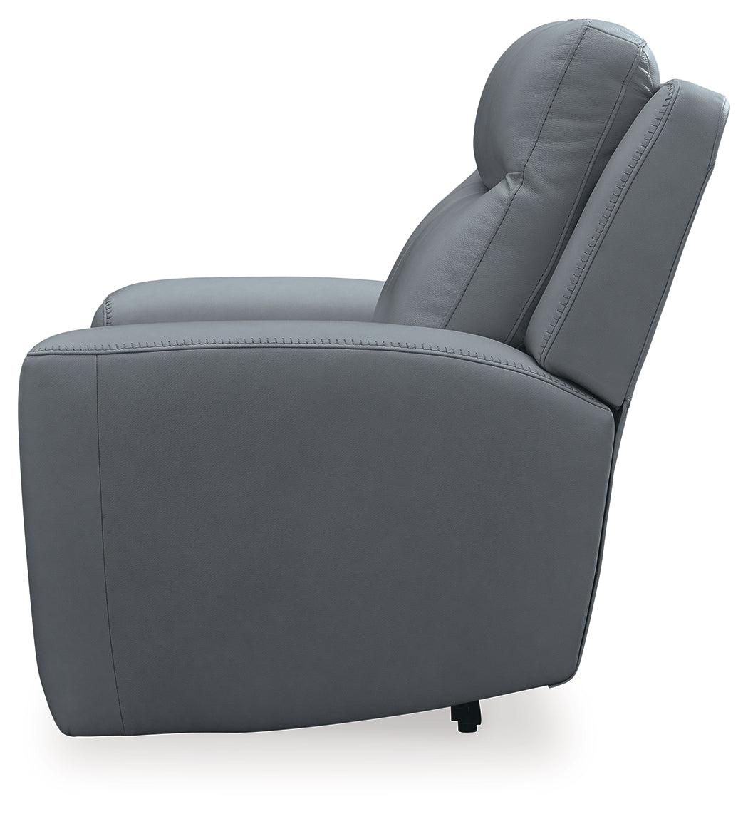 Mindanao Steel Power Recliner - U5950413 - Luna Furniture - Dallas Store