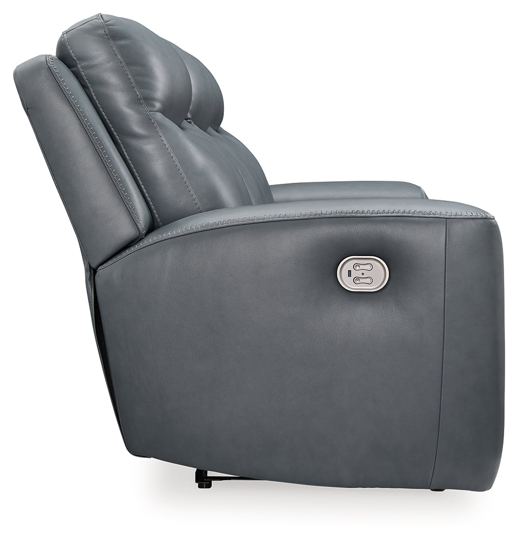Mindanao Steel Power Reclining Sofa - U5950415 - Luna Furniture - Dallas Store