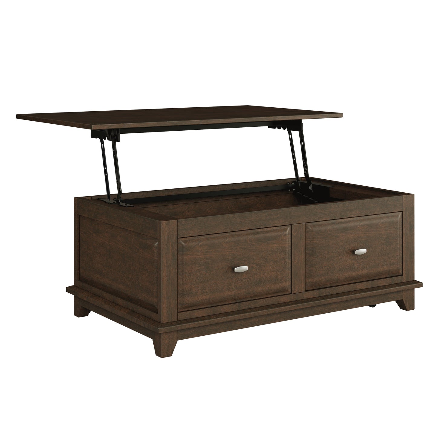 Minot Brown Cherry Lift Top Cocktail Table - 3621-30 - Luna Furniture - Dallas Store