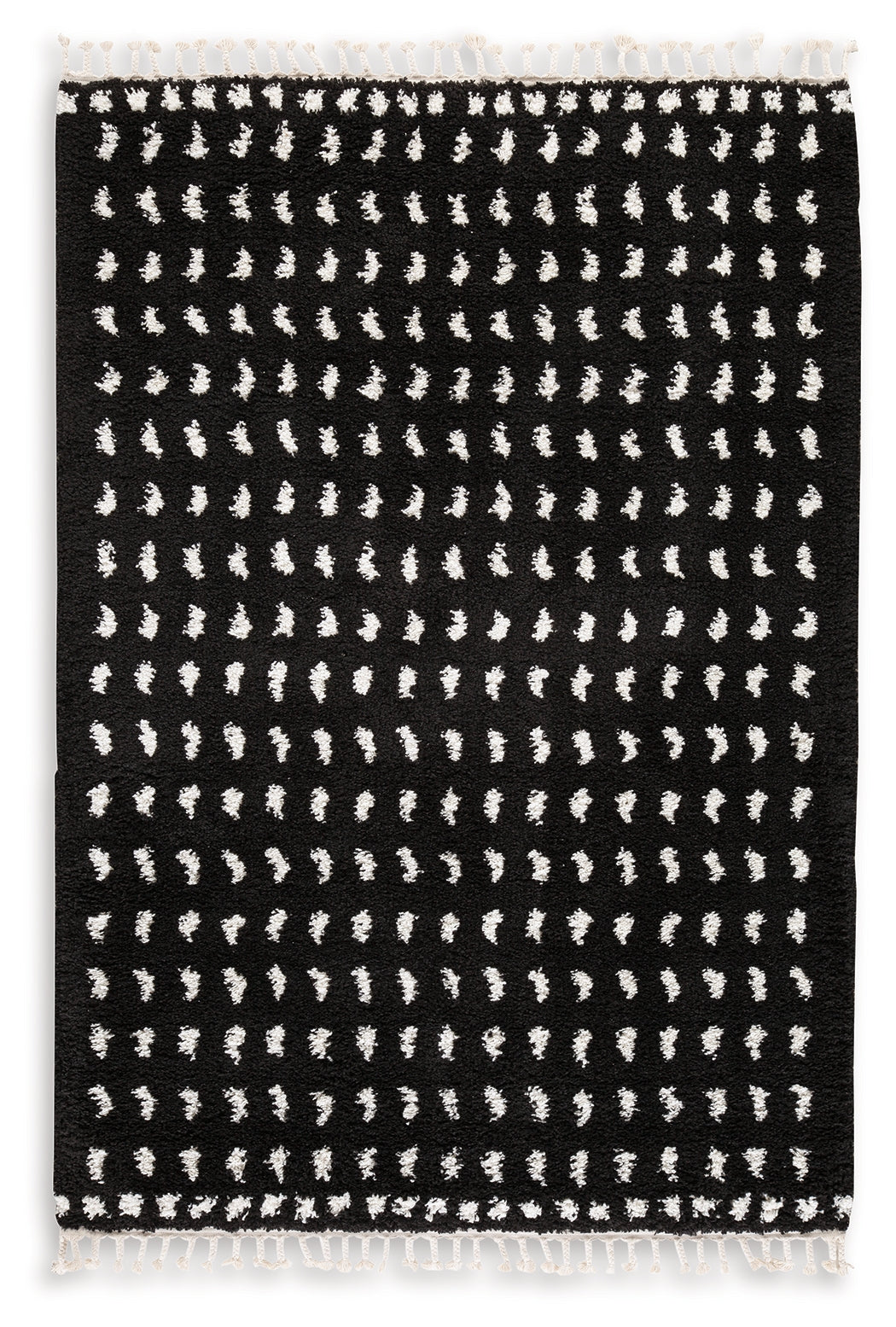 Minston Black/White 5' x 7' Rug - R405952 - Luna Furniture - Dallas Store