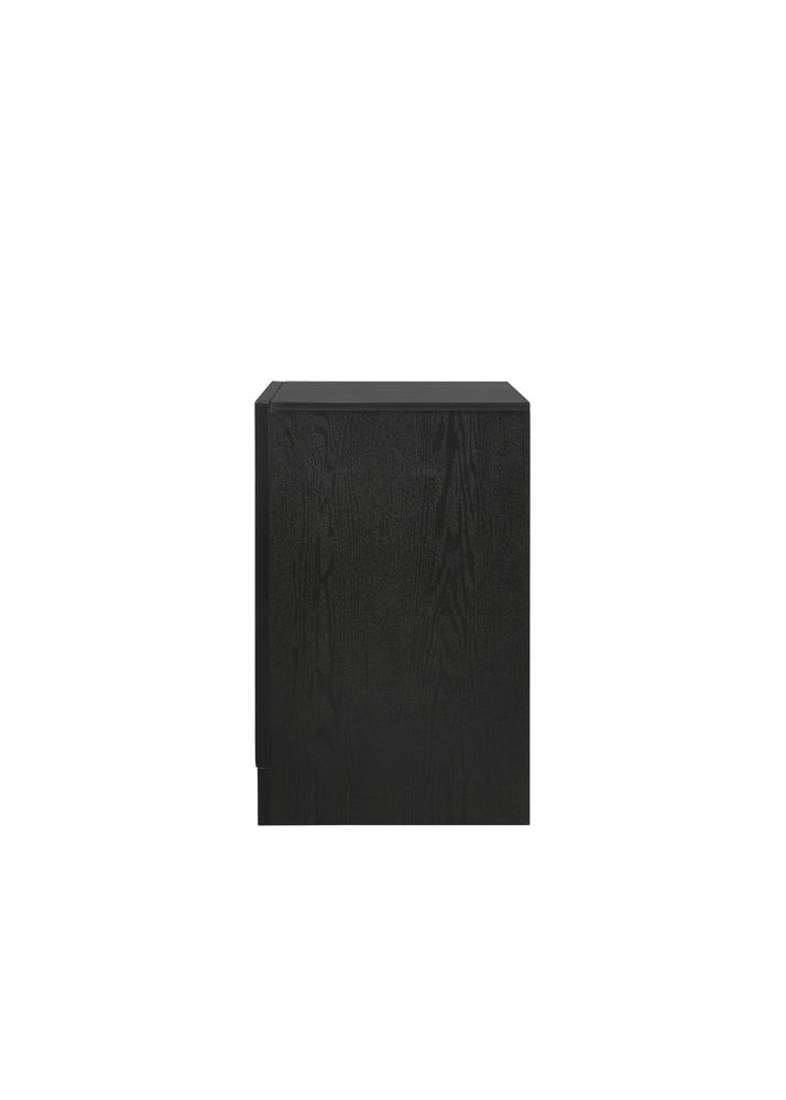 Miranda 2-Drawer Nightstand Tray Black - 206362 - Luna Furniture - Dallas Store