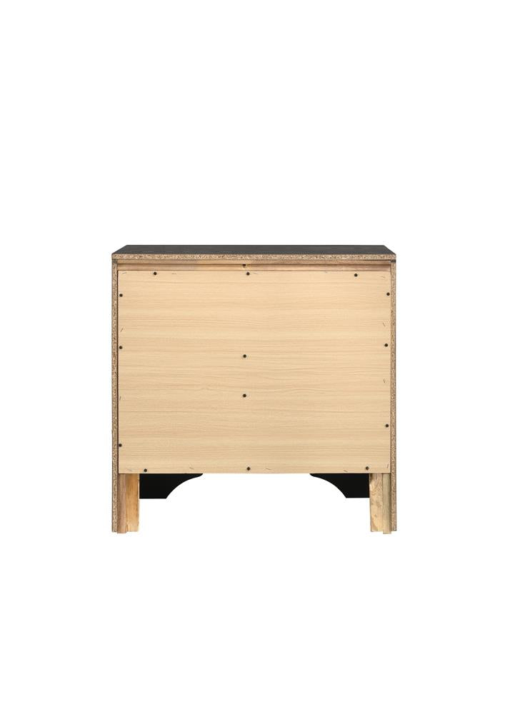 Miranda 2-Drawer Nightstand Tray Black - 206362 - Luna Furniture - Dallas Store