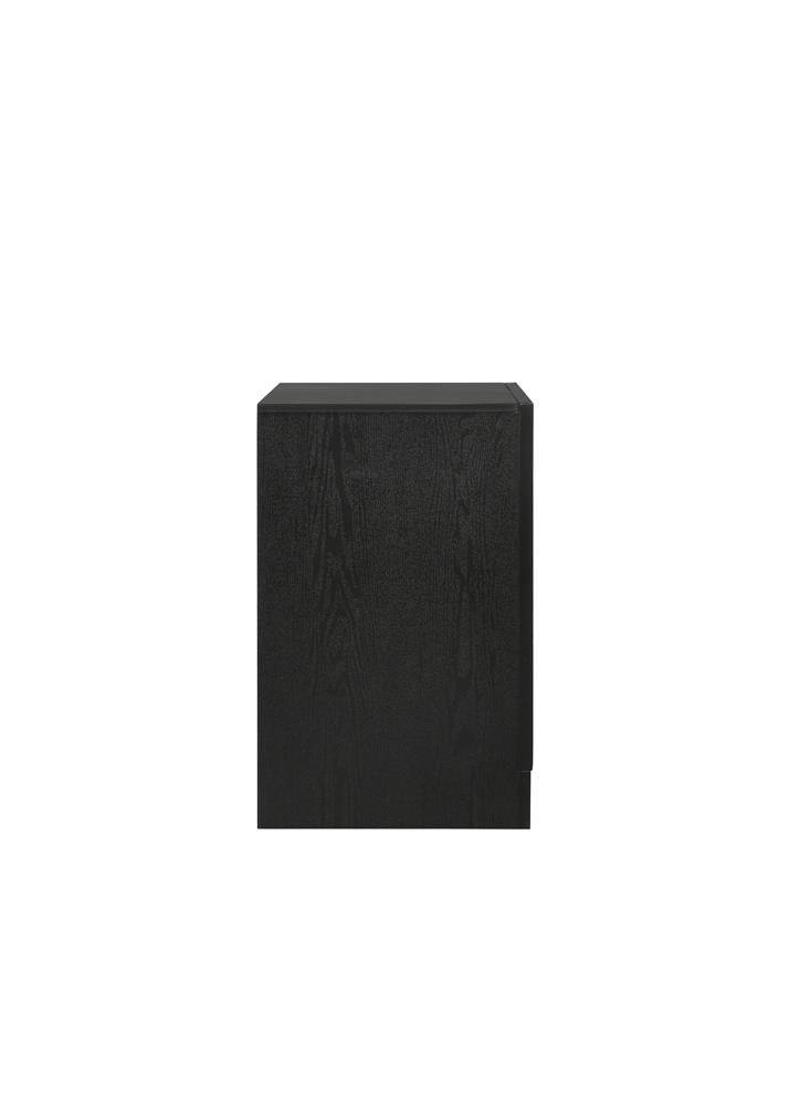 Miranda 2-Drawer Nightstand Tray Black - 206362 - Luna Furniture - Dallas Store