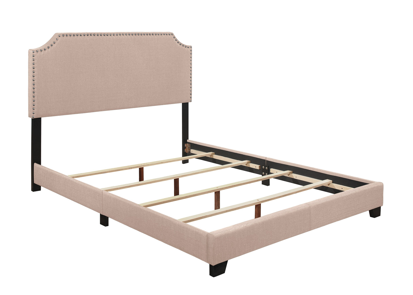 Miranda Beige Full Upholstered Bed - SH235FBGE-1 - Luna Furniture - Dallas Store