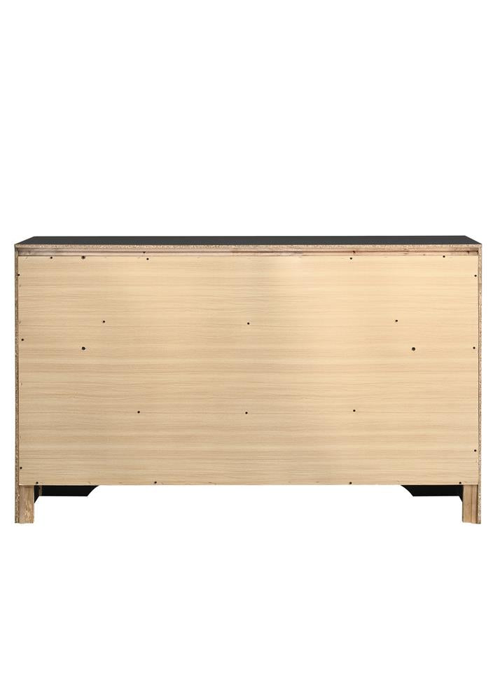 Miranda Black/Rhinestone 7-Drawer Dresser - 206363 - Luna Furniture - Dallas Store
