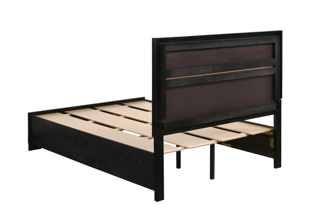 Miranda Full Storage Bed Black - 206361F - Luna Furniture - Dallas Store