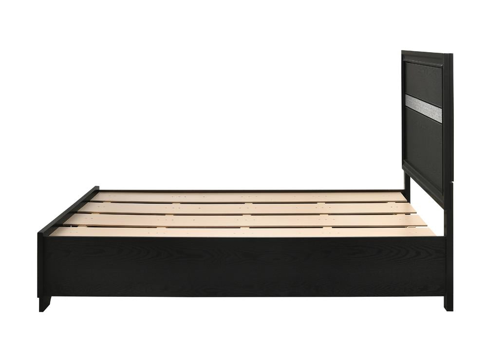 Miranda Full Storage Bed Black - 206361F - Luna Furniture - Dallas Store