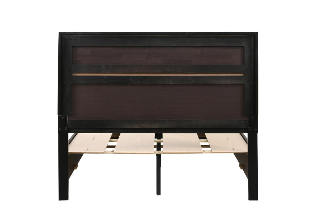 Miranda Full Storage Bed Black - 206361F - Luna Furniture - Dallas Store