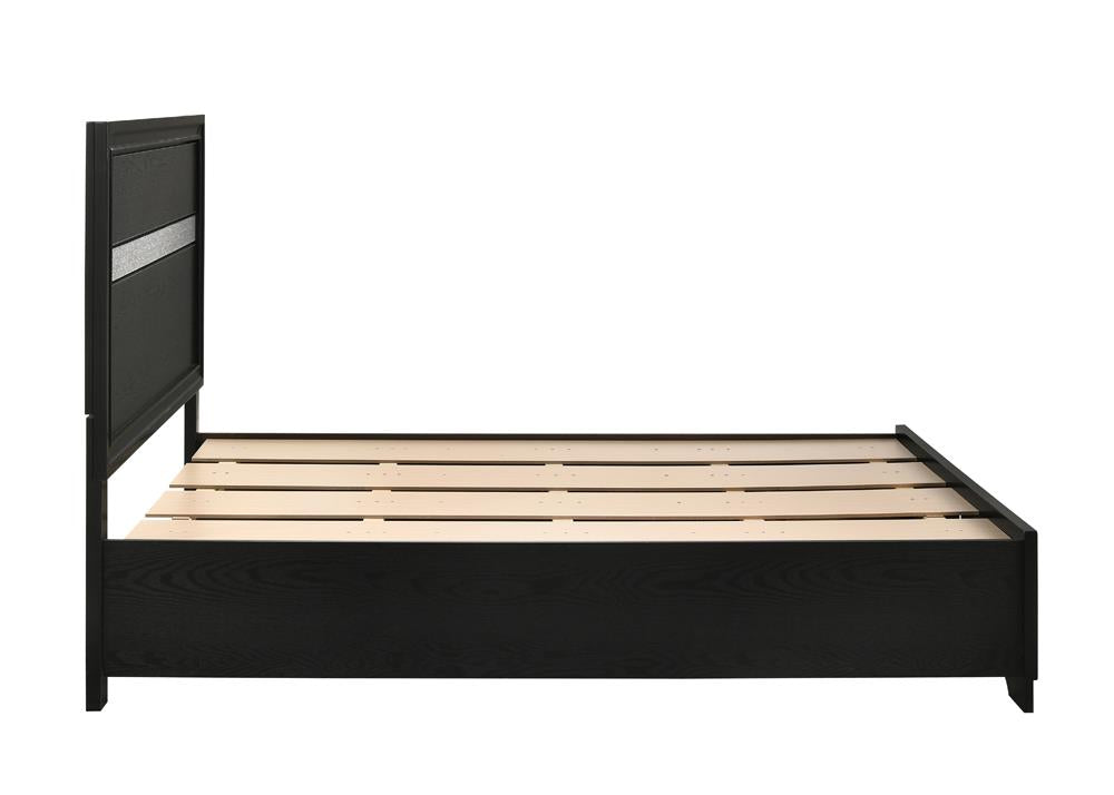 Miranda Full Storage Bed Black - 206361F - Luna Furniture - Dallas Store