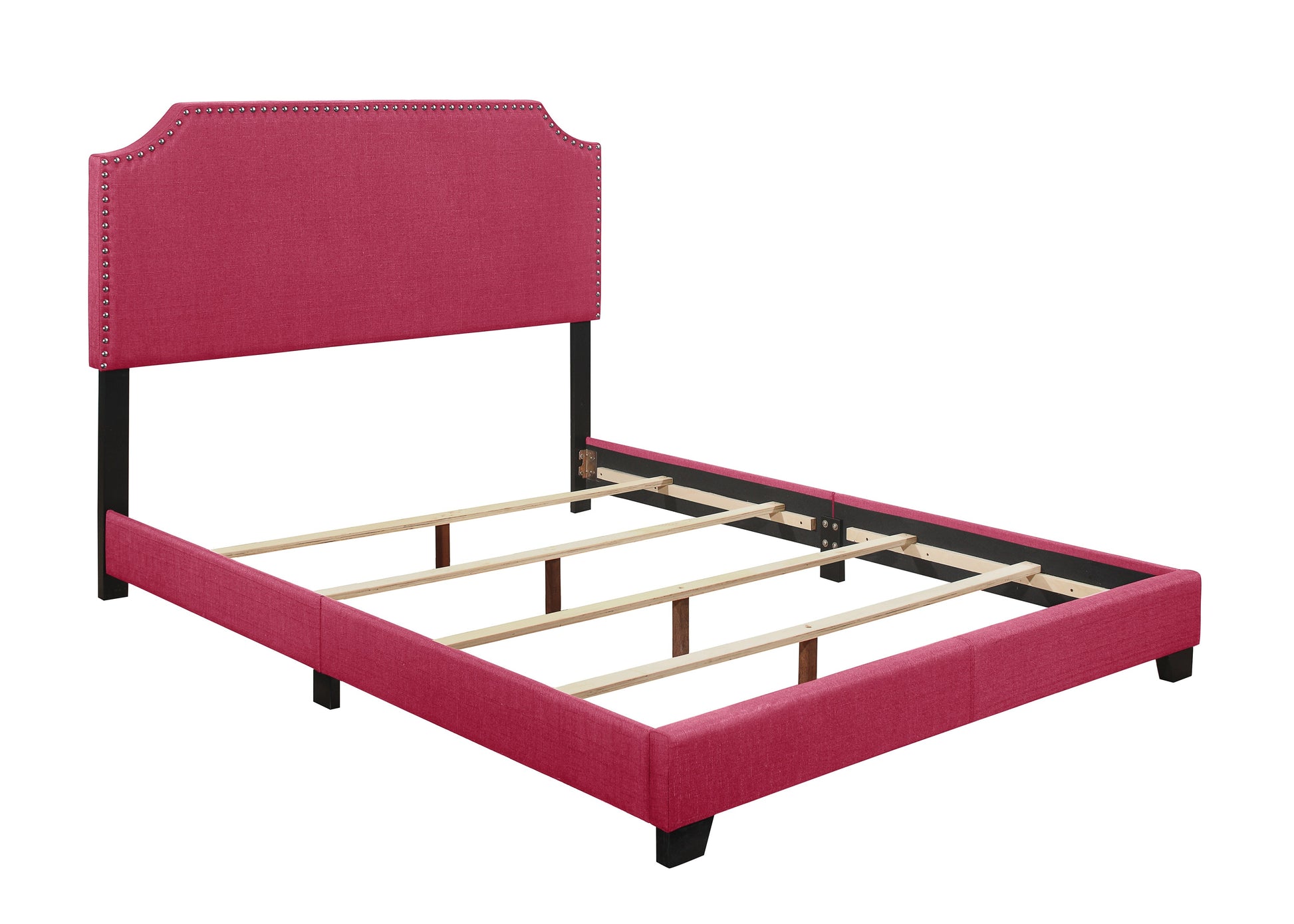 Miranda Pink Full Upholstered Bed - SH235FPNK-1 - Luna Furniture - Dallas Store