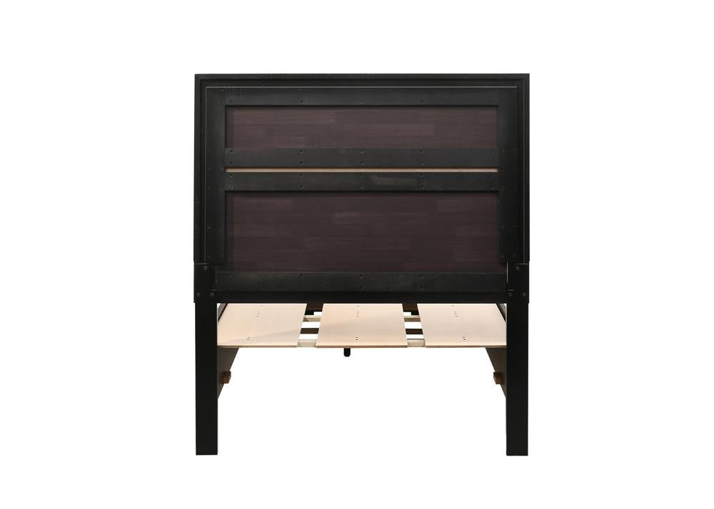 Miranda Twin Storage Bed Black - 206361T - Luna Furniture - Dallas Store
