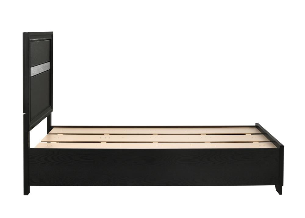 Miranda Twin Storage Bed Black - 206361T - Luna Furniture - Dallas Store