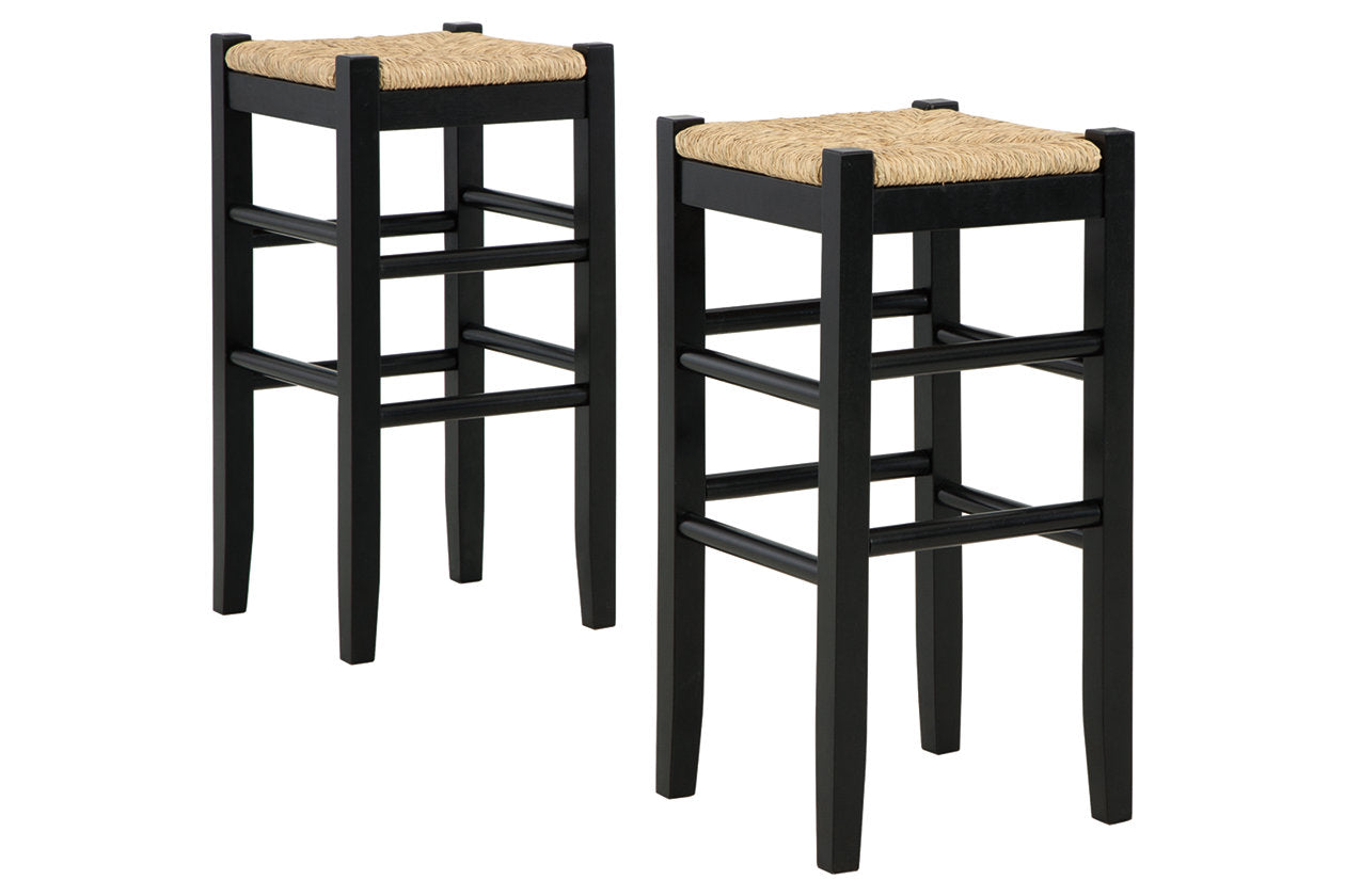 Mirimyn Black Bar Height Barstool, Set of 2 - D508-130 - Luna Furniture - Dallas Store