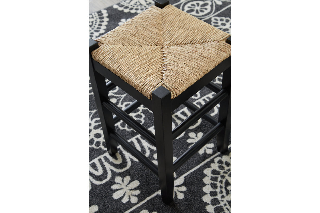 Mirimyn Black Bar Height Barstool, Set of 2 - D508-130 - Luna Furniture - Dallas Store