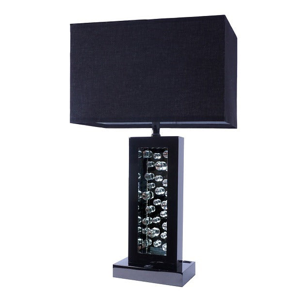 Monica Black Table Lamp - 6247T-BN - Luna Furniture - Dallas Store