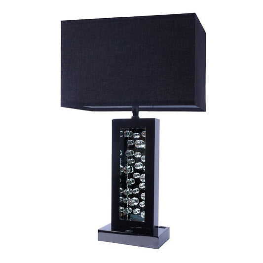 Monica Black Table Lamp - 6247T-BN - Luna Furniture - Dallas Store