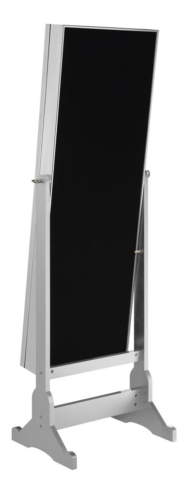 Moore Silver Jewelry Cheval Mirror - 951017 - Luna Furniture - Dallas Store