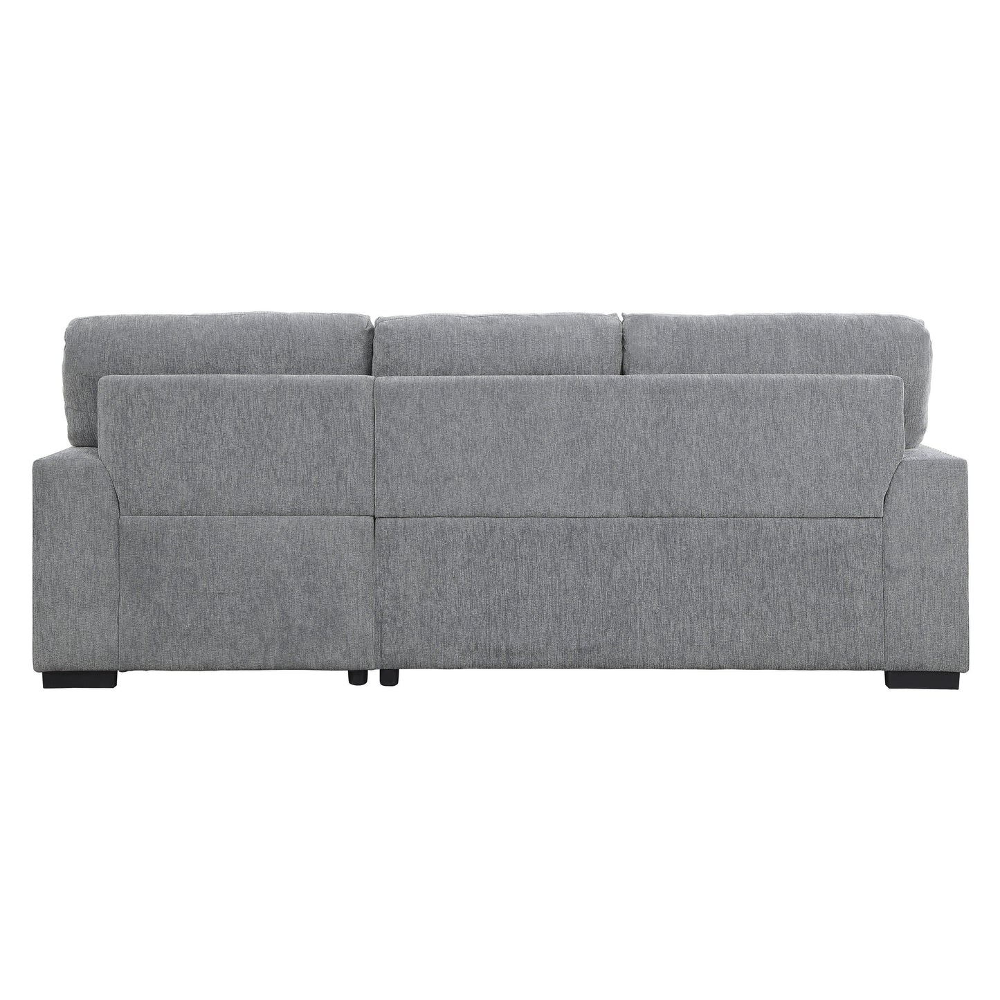 Morelia Gray RAF Storage Sleeper Sofa Chaise - 9468DG*2RC2L - Luna Furniture - Dallas Store