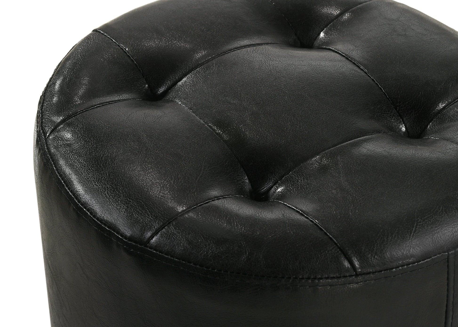 Morgan Black Round Swivel Stool - B4851BK-93 - Luna Furniture - Dallas Store