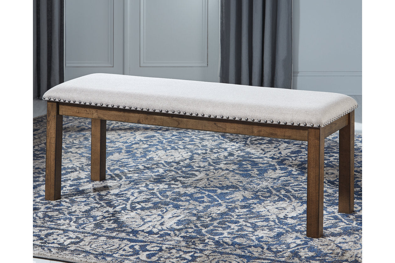 Moriville Beige Dining Bench - D631-00 - Luna Furniture - Dallas Store
