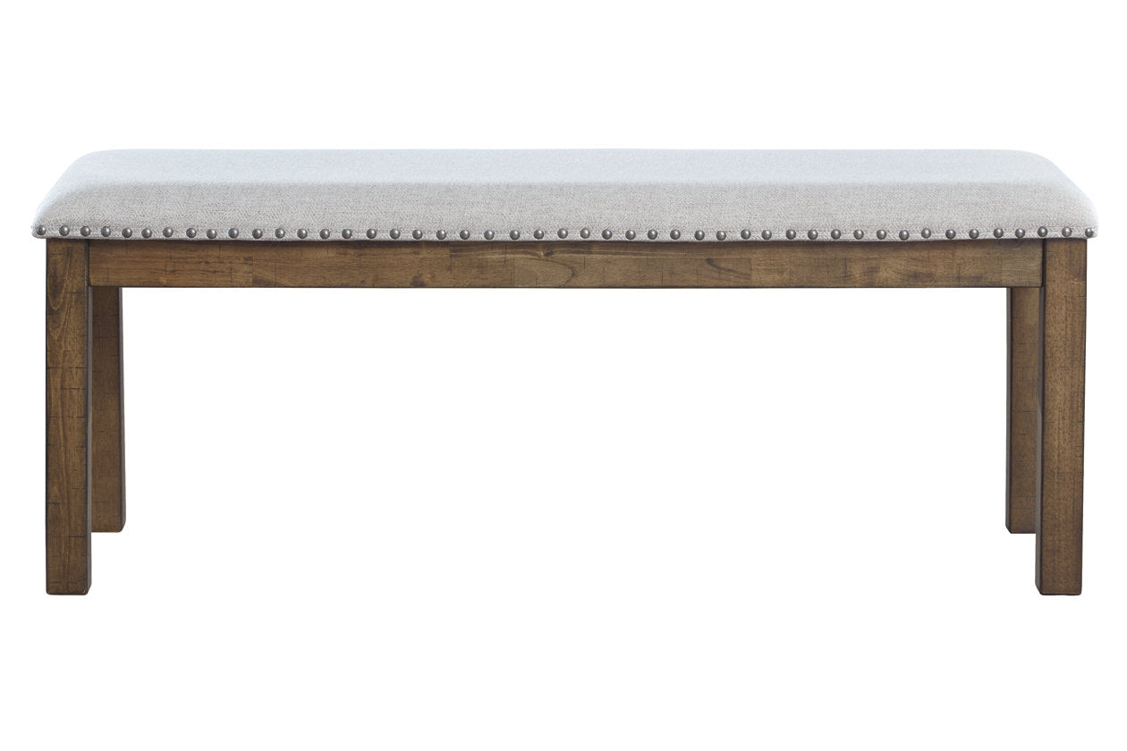 Moriville Beige Dining Bench - D631-00 - Luna Furniture - Dallas Store