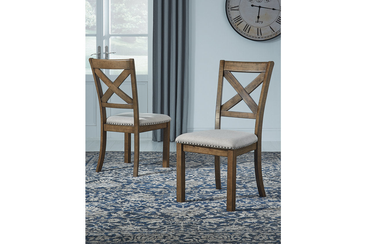 Moriville Beige Dining Chair, Set of 2 - D631-01 - Luna Furniture - Dallas Store