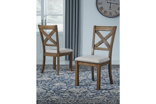 Moriville Beige Dining Chair, Set of 2 - D631-01 - Luna Furniture - Dallas Store