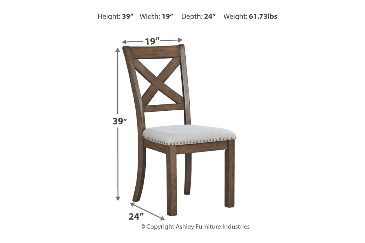 Moriville Beige Dining Chair, Set of 2 - D631-01 - Luna Furniture - Dallas Store