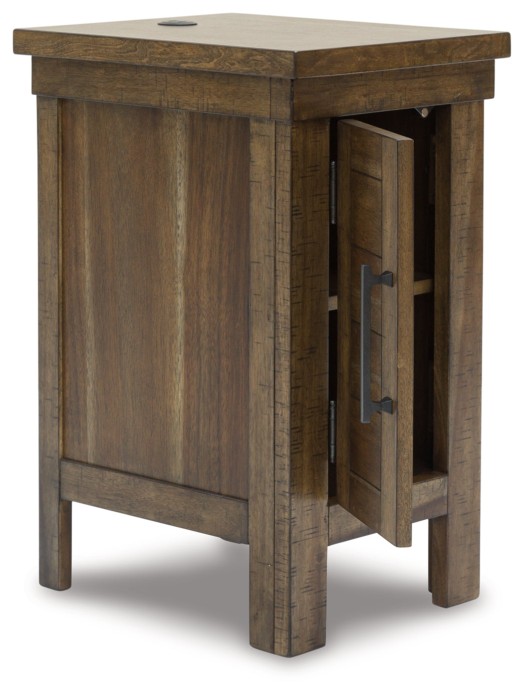 MORIVILLE Grayish Brown Chairside End Table - T731-7 - Luna Furniture - Dallas Store