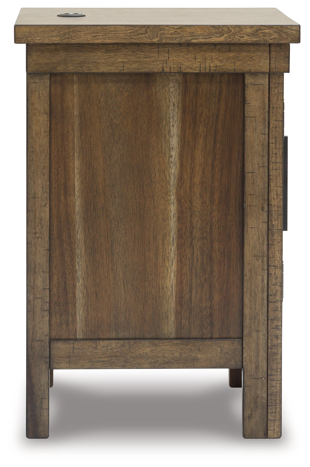 MORIVILLE Grayish Brown Chairside End Table - T731-7 - Luna Furniture - Dallas Store