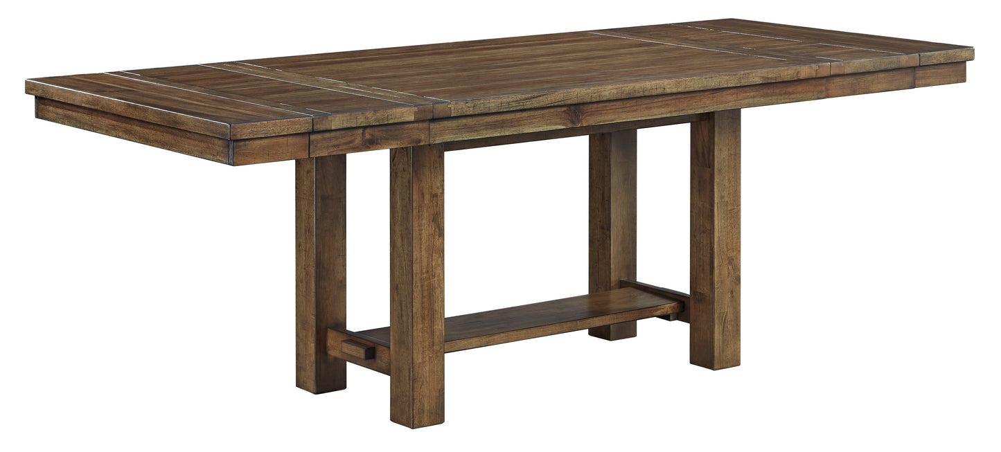 Moriville Grayish Brown Dining Extension Table - D631-45 - Luna Furniture - Dallas Store