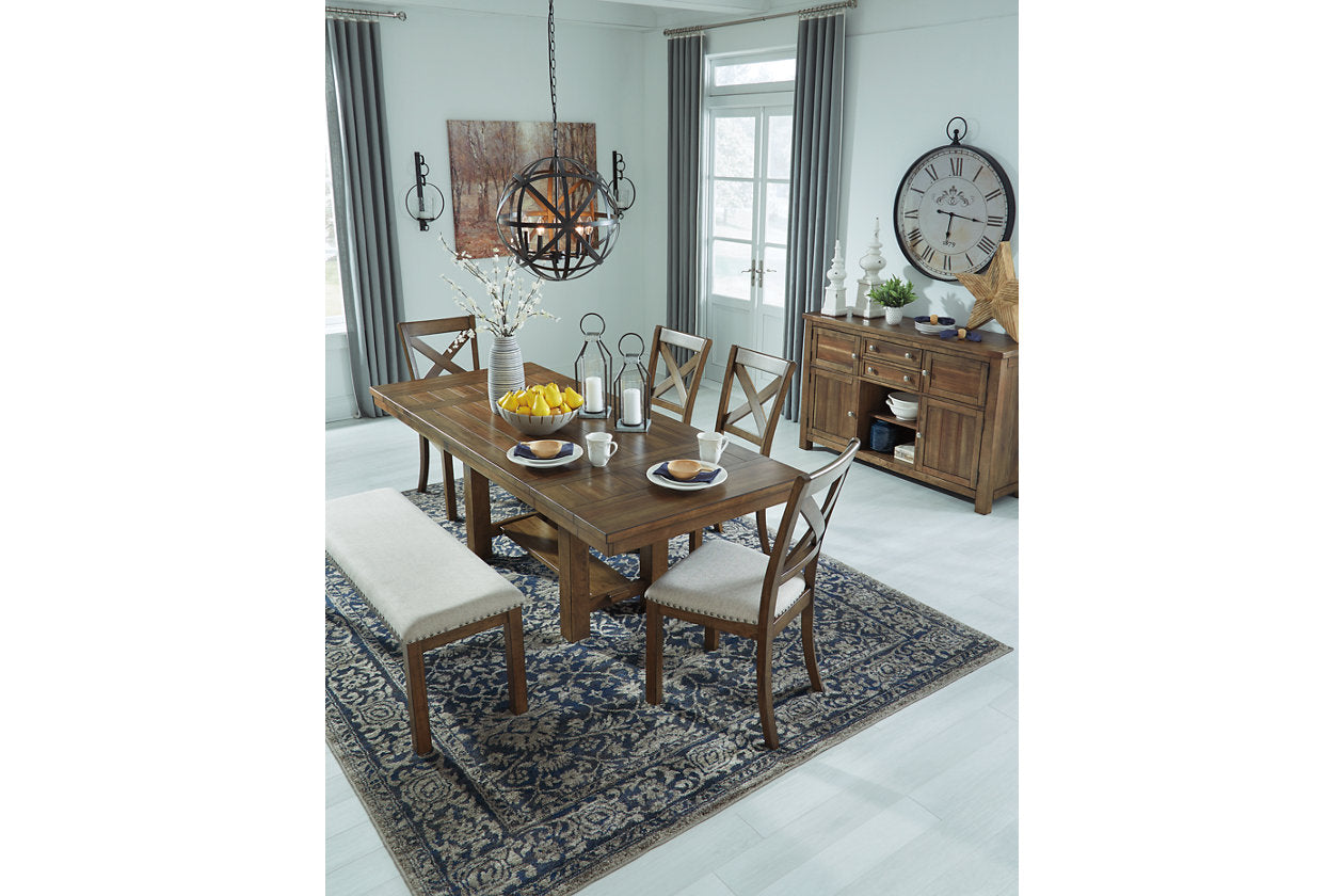 Moriville Grayish Brown Dining Extension Table - D631-45 - Luna Furniture - Dallas Store