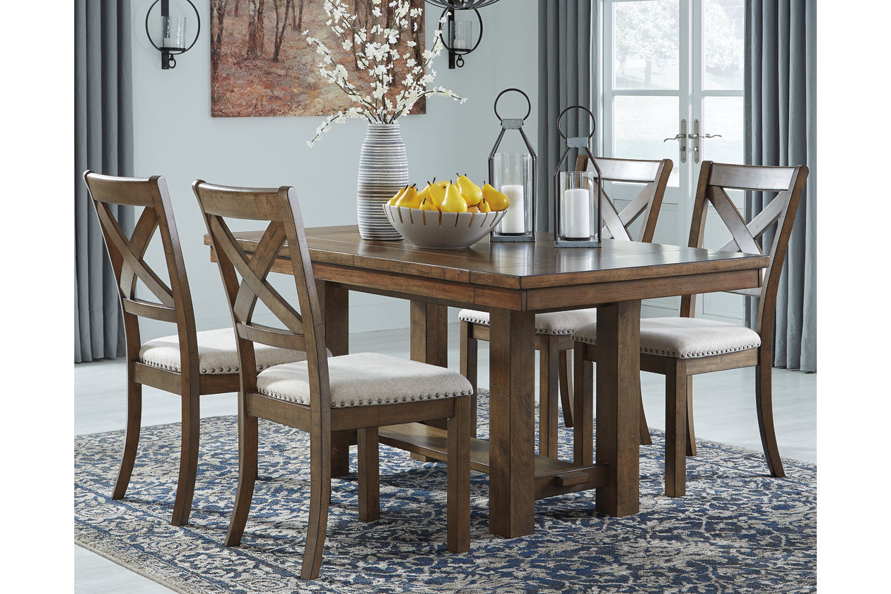 Moriville Grayish Brown Dining Extension Table - D631-45 - Luna Furniture - Dallas Store