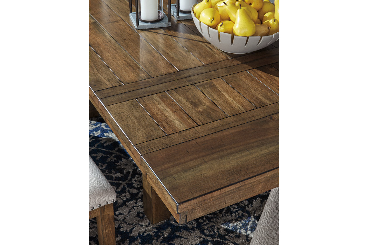 Moriville Grayish Brown Dining Extension Table - D631-45 - Luna Furniture - Dallas Store