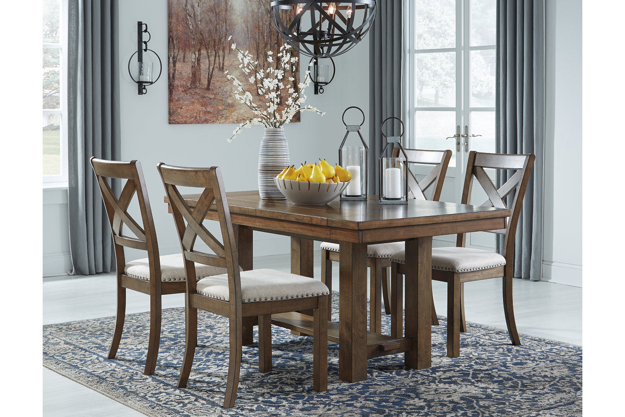 Moriville Grayish Brown Dining Extension Table - D631-45 - Luna Furniture - Dallas Store