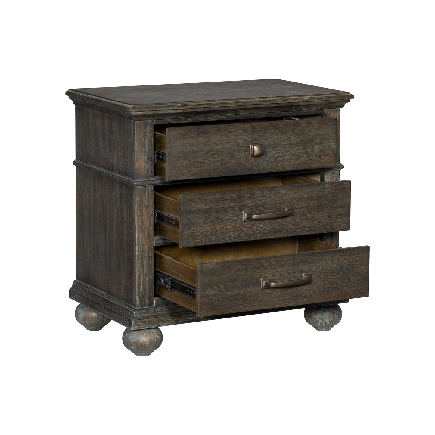 Motsinger Brown Nightstand - 1400-4 - Luna Furniture - Dallas Store
