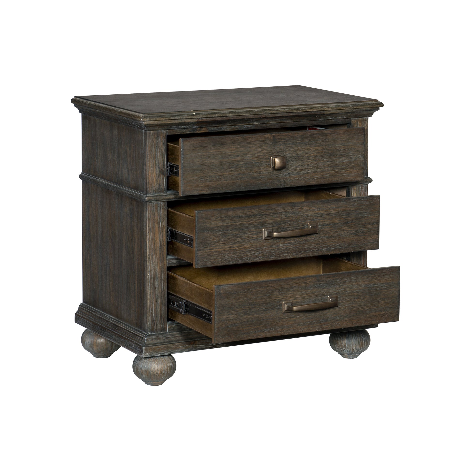 Motsinger Brown Nightstand - 1400-4 - Luna Furniture - Dallas Store
