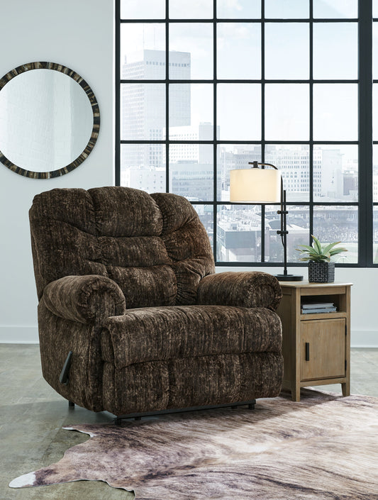 Movie Man Chocolate Recliner - 6380229 - Luna Furniture - Dallas Store