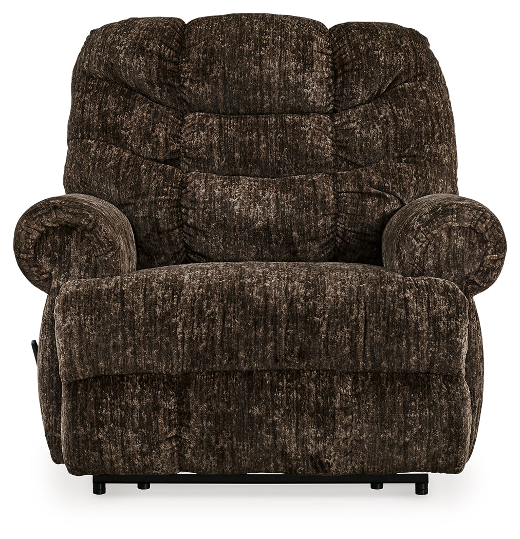 Movie Man Chocolate Recliner - 6380229 - Luna Furniture - Dallas Store