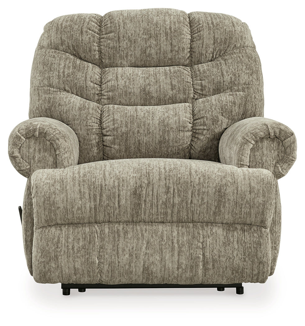 Movie Man Taupe Recliner - 6380329 - Luna Furniture - Dallas Store