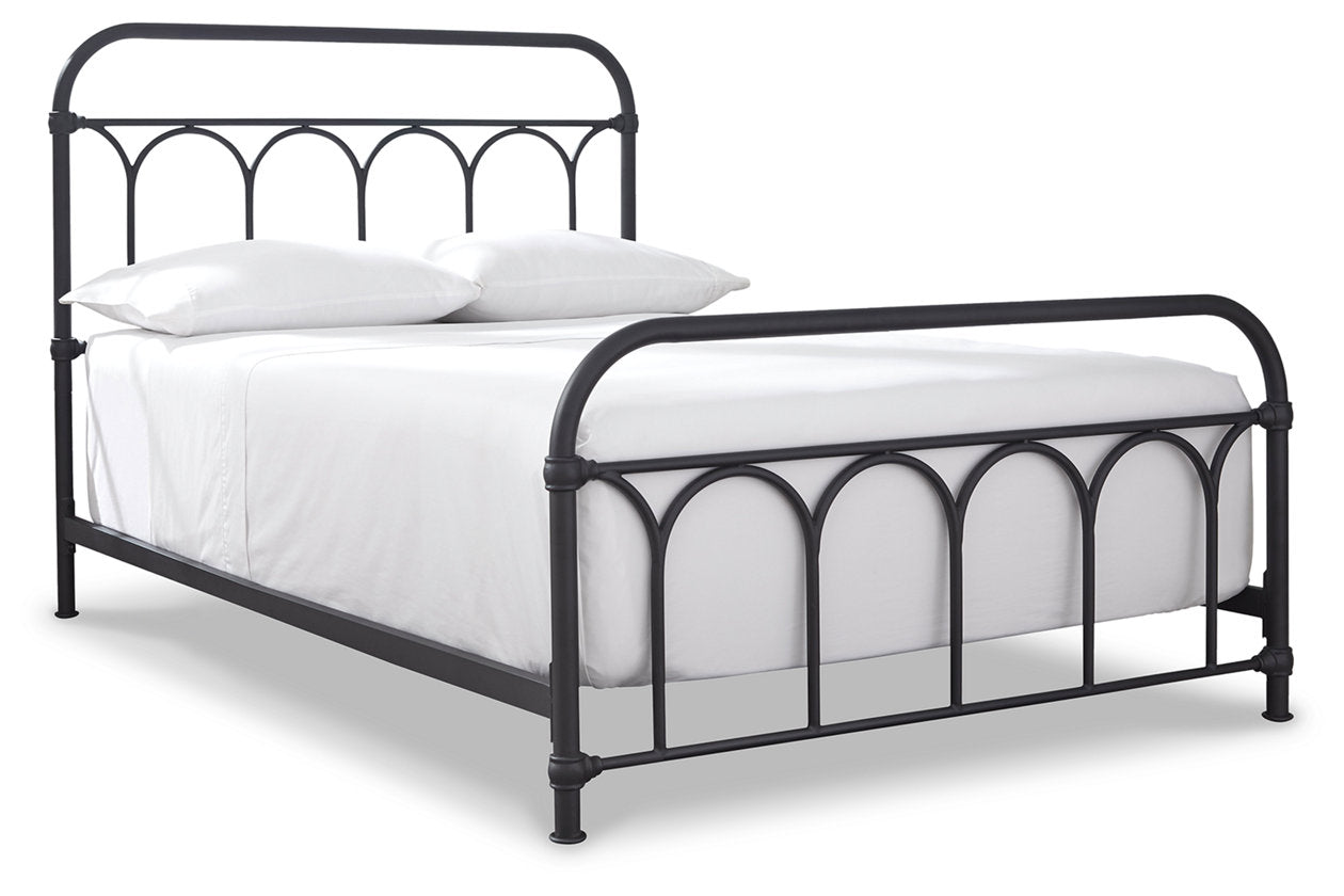 Nashburg Black Full Metal Bed - B280-672 - Luna Furniture - Dallas Store