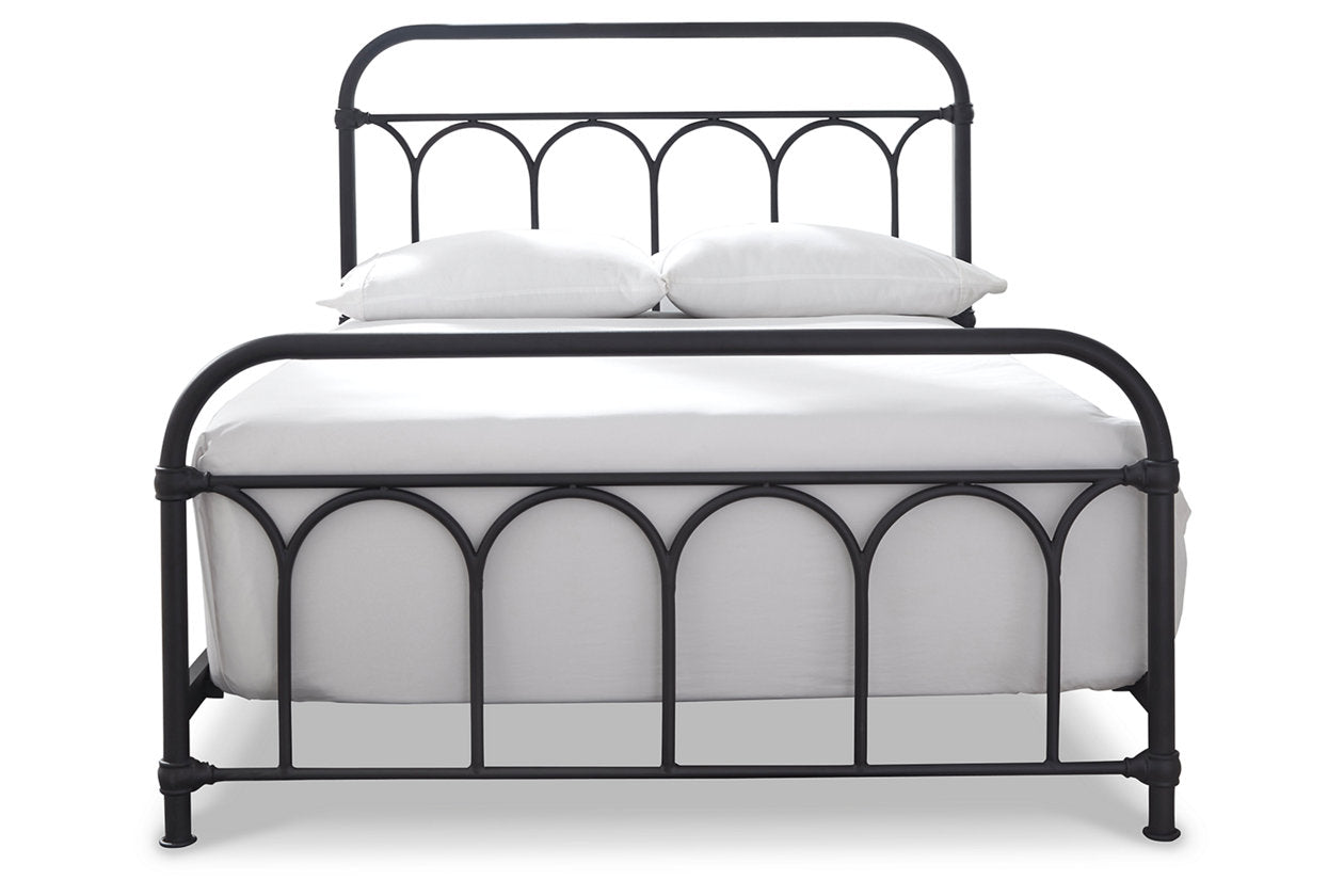 Nashburg Black Full Metal Bed - B280-672 - Luna Furniture - Dallas Store