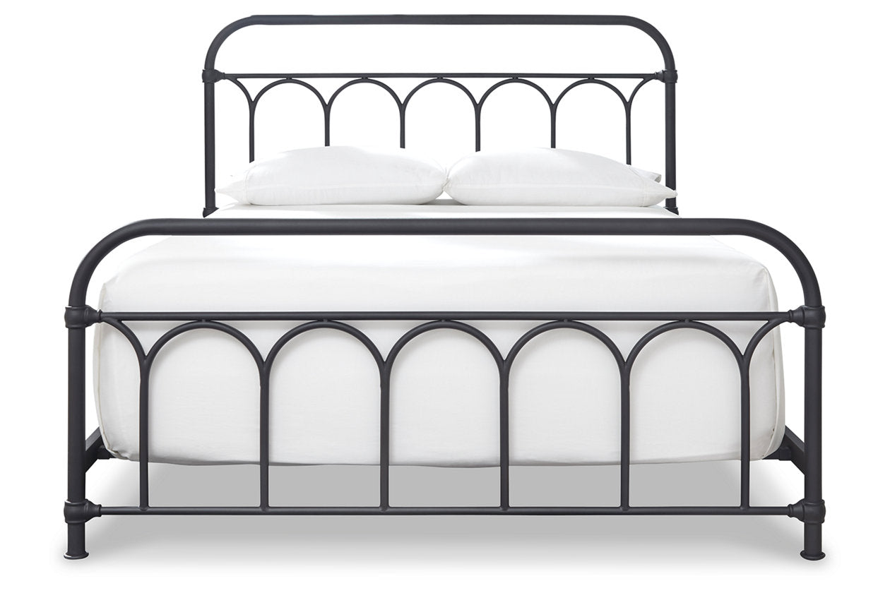 Nashburg Black Queen Metal Bed - B280-681 - Luna Furniture - Dallas Store